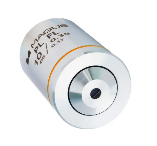 gráfico objetivo MAGUS 10PLFL 10х/0,35 Plan FL ∞/0,17,  3