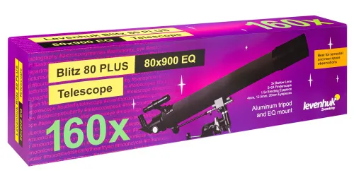 imagen telescopio Levenhuk Blitz 80 PLUS,  12