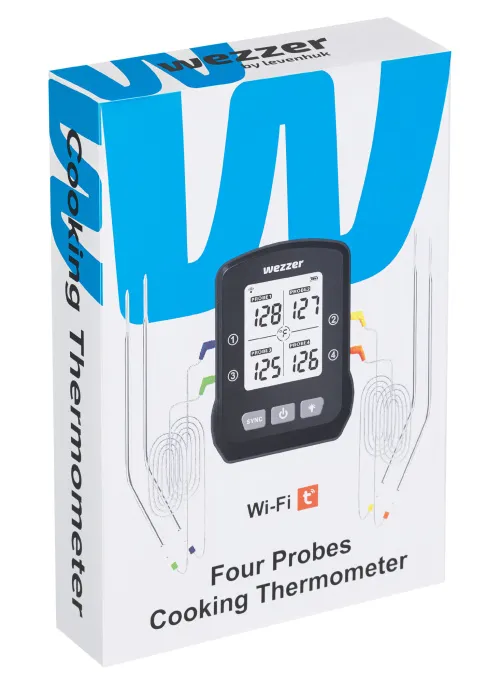 fotografía termómetro de cocción Levenhuk Wezzer Cook MT90,  9
