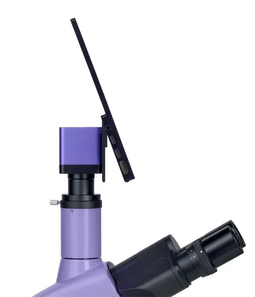 foto microscopio biológico digital MAGUS Bio D250T LCD,  25