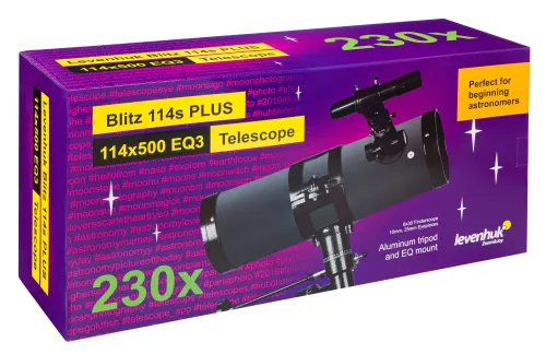 imagen telescopio Levenhuk Blitz 114s PLUS,  12