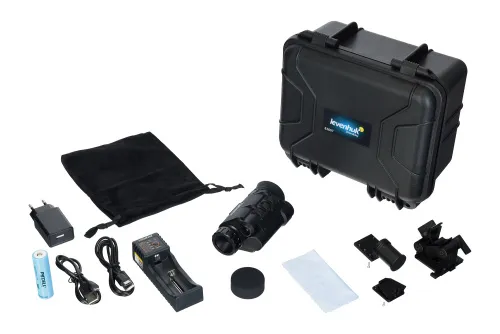 imagen monocular digital de visión nocturna Levenhuk Halo NVM50 Helmet,  4