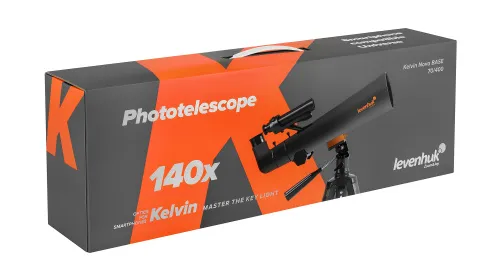 fotografía fototelescopio Levenhuk Kelvin Nova BASE 70/400,  18
