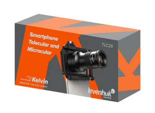 imagen teleocular y microcular para teléfono inteligente Levenhuk Kelvin TLC25,  12