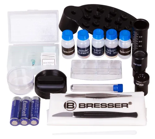 gráfico microscopio Bresser Junior Biolux SEL 40–1600x,  18