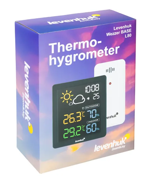 gráfico termohigrómetro Levenhuk Wezzer BASE L80,  11