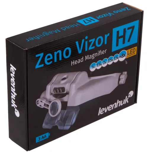 imagen lupa frontal Levenhuk Zeno Vizor H7,  11