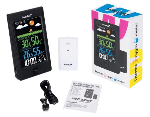 gráfico termohigrómetro Levenhuk Wezzer Teo TH40,  2