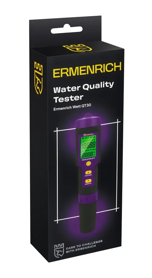 imagen comprobador de calidad del agua Ermenrich Wett QT30,  6