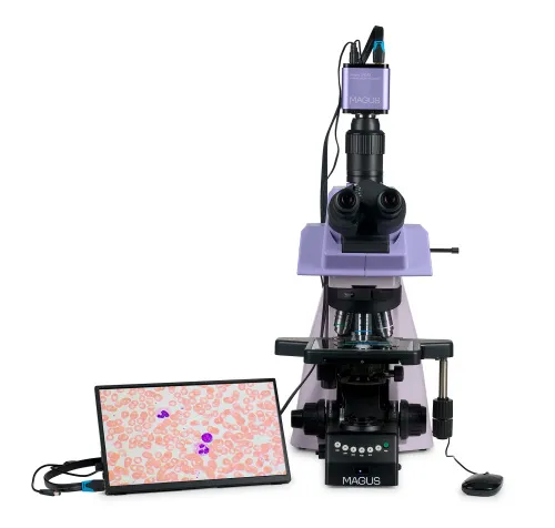 fotografía microscopio digital biológico MAGUS Bio D290T LCD,  8