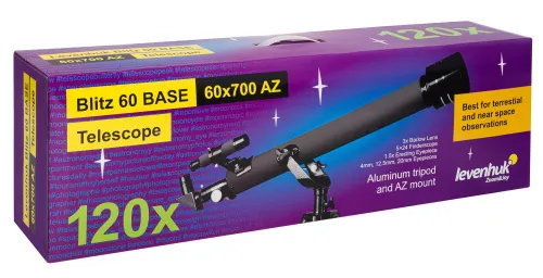 fotografía telescopio Levenhuk Blitz 60 BASE,  12