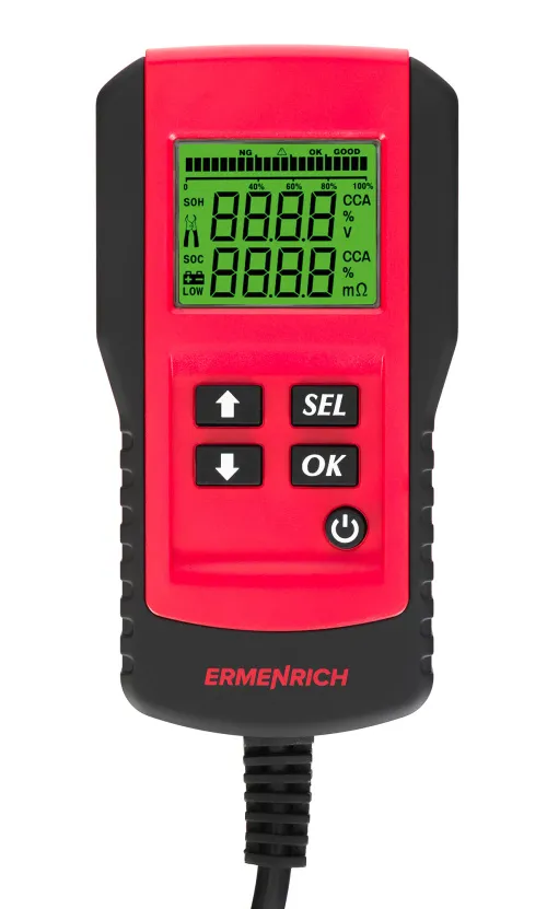 fotografía comprobador de batería Ermenrich Zing AL45,  3