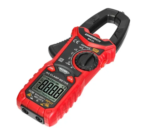 imagen amperímetro de pinza digital Ermenrich Ping MK20,  4