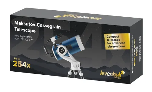 fotografía telescopio Levenhuk New Skyline PRO MAK 127/1500 AZ5,  2