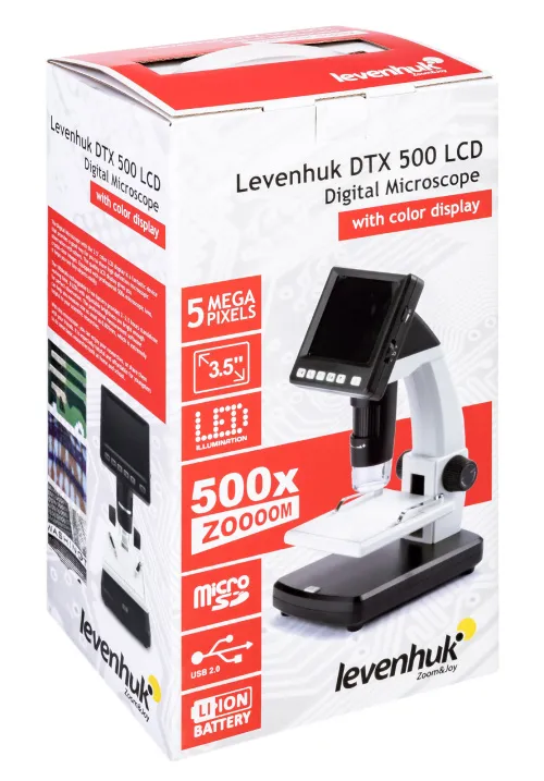 imagen microscopio digital Levenhuk DTX 500 LCD,  12