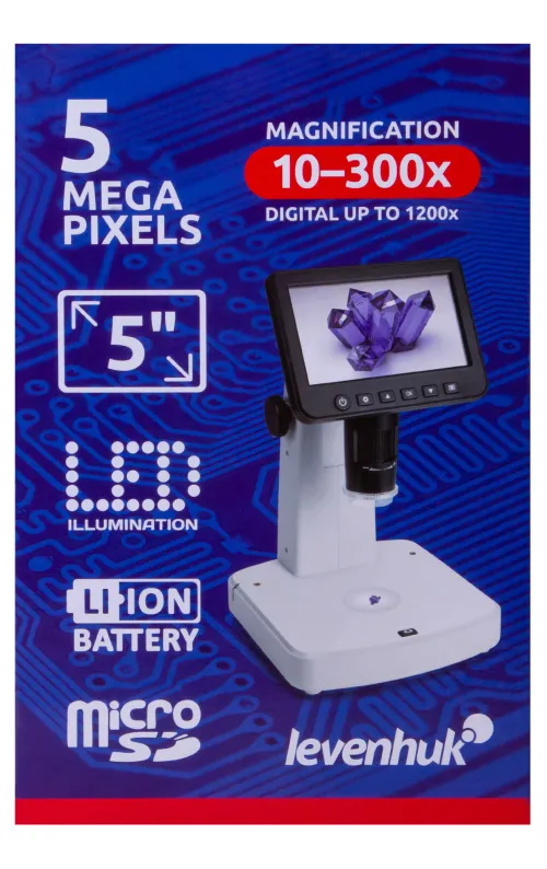 gráfico microscopio digital Levenhuk DTX 700 LCD,  22