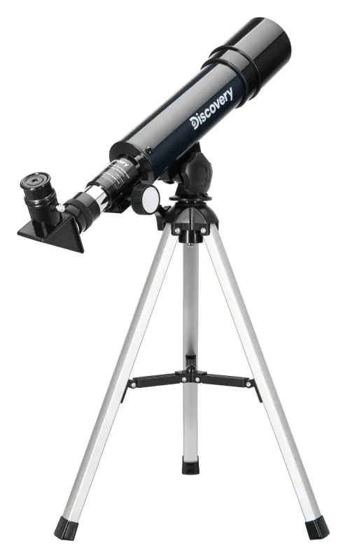 gráfico telescopio Levenhuk Discovery Spark Travel 50 con libro,  10