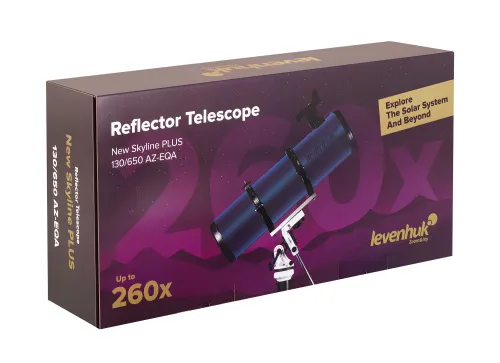 imagen telescopio Levenhuk New Skyline PLUS 130/650 AZ-EQA,  14
