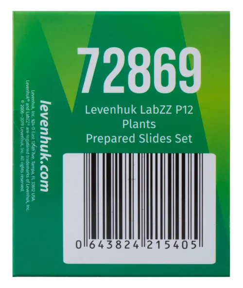 gráfico set de preparaciones Levenhuk LabZZ P12: plantas,  11