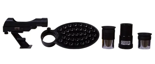 gráfico telescopio Bresser Venus 76/700 con adaptador de cámara de smartphone,  10