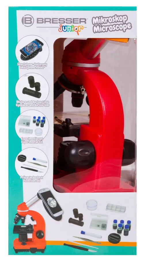 gráfico microscopio Bresser Junior Biolux SEL 40–1600x,  14