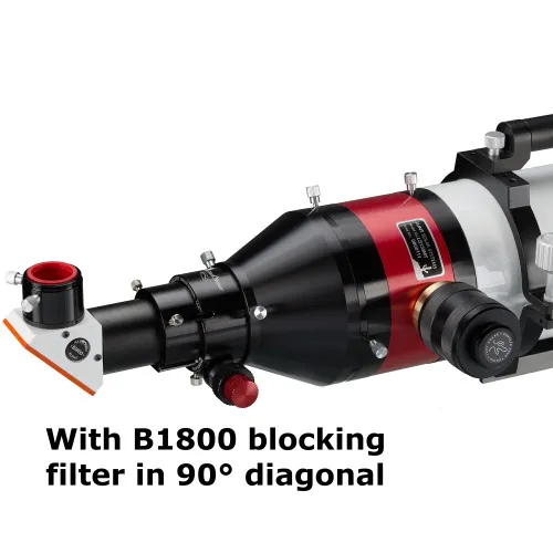 imagen telescopio solar LUNT LS130THa/B1800 H-alpha,  2