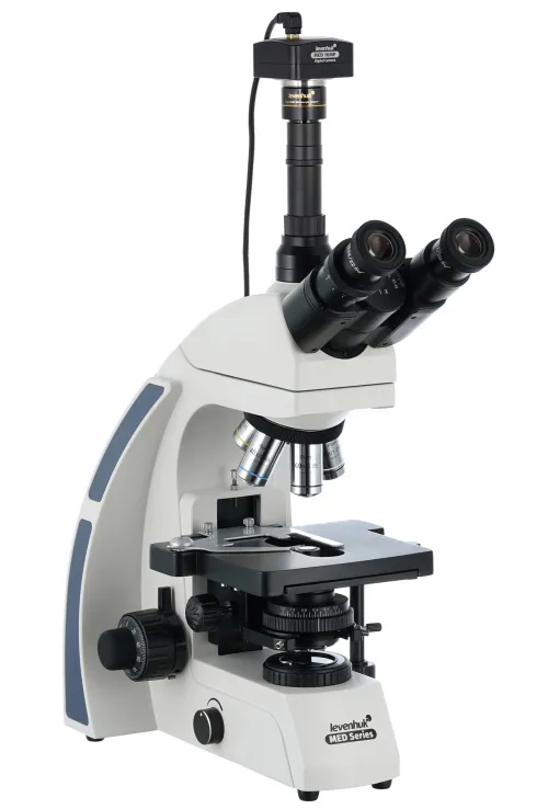 imagen microscopio trinocular digital Levenhuk MED D40T,  4