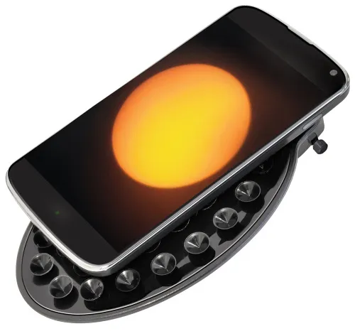 imagen telescopio reflector parabólico Bresser Spica 130/1000 EQ3 con Adaptador para Smartphone,  13