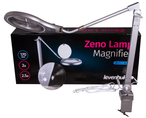 gráfico lupa Levenhuk Zeno Lamp ZL27 LED,  2