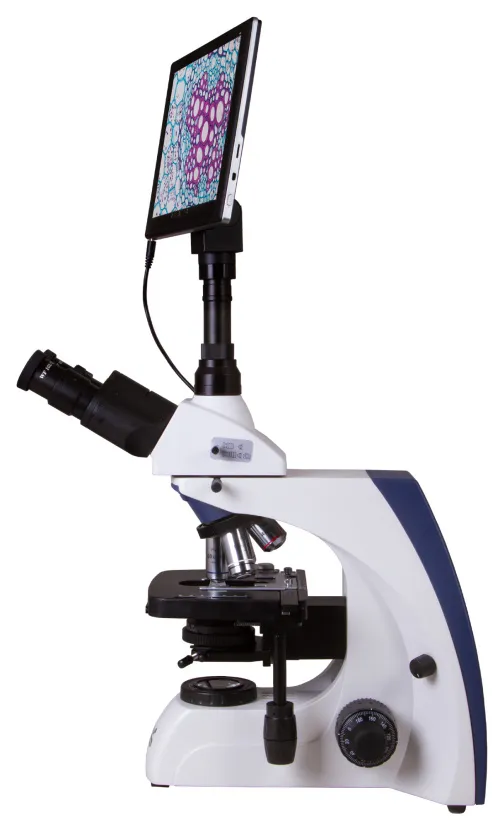 gráfico microscopio trinocular digital Levenhuk MED D35T LCD,  9