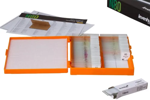 fotografía juego de preparaciones Levenhuk N80 NG «Lo verás todo»,  3