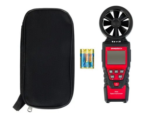 fotografía anemómetro digital Ermenrich Seek DN20,  6