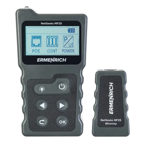 fotografía comprobador PoE Ermenrich NetGeeks NP25,  3