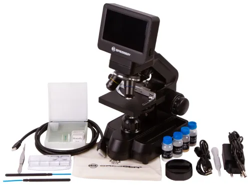 imagen microscopio Bresser Biolux Touch 5MP HDMI,  10
