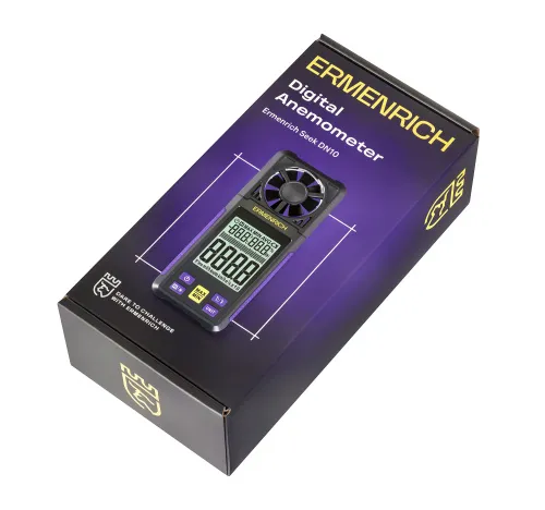 imagen anemómetro digital Ermenrich Seek DN10,  8